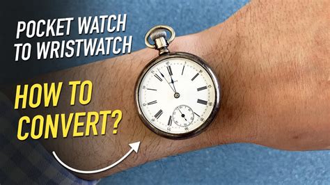 rolex pocket watch conversion|pocket watch to wrist watch conversion.